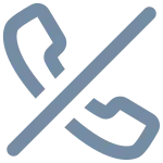 Phone Slash SVG Icon